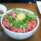 ロータリー跡一斗のユッケ丼