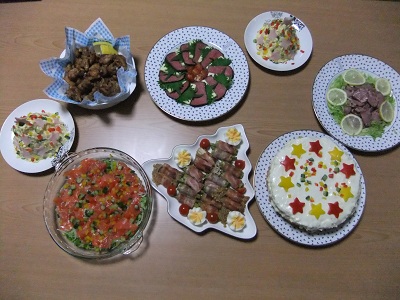 Ｃｈｒｉｓｔｍａｓのお料理