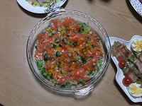 サーモンのカルパッチョ