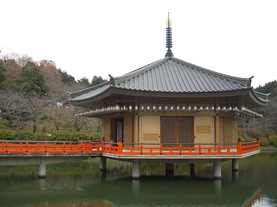 安倍文殊院・金閣浮御堂