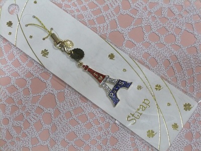 エッフェル塔のストラップ