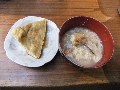 豆乳鍋とお揚げ