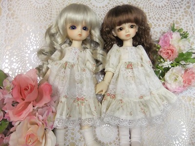 28cmサイズの春ドレス①