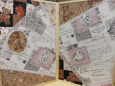 コラージュ風スクリーン