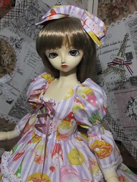 スィーツ柄ドレス②