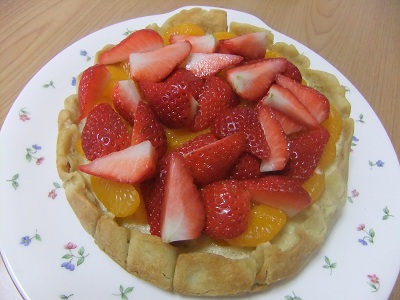 ケロちゃんお手製のフルーツタルト