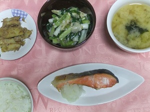 今晩のメニュー