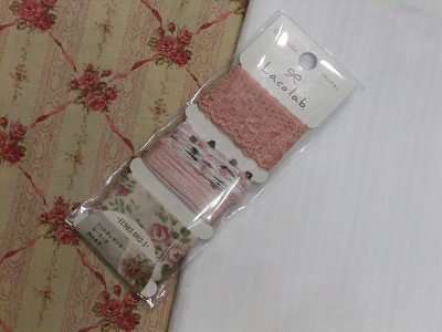 生地とバッグチャームのキット