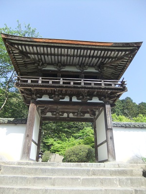 長岳寺・楼門
