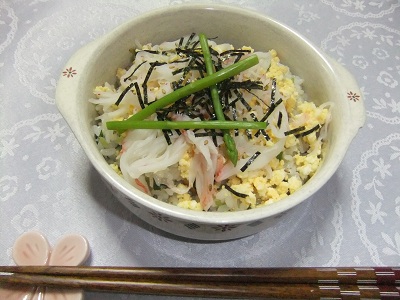 残り具材のちらし寿し