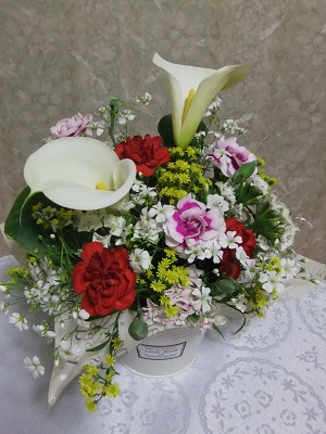 フラワーアレンジメント①