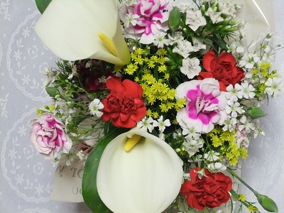 フラワーアレンジメント②