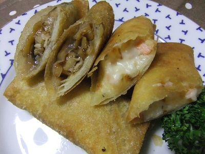 2種類の春巻き　中身