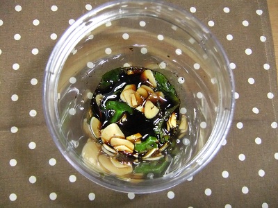 大葉にんにく醤油