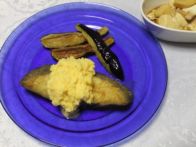 カレイの黄身おろし