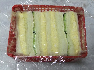 息子のサンドウィッチ