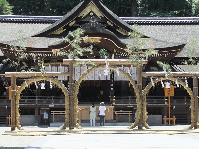 大神神社 夏越し茅の輪①