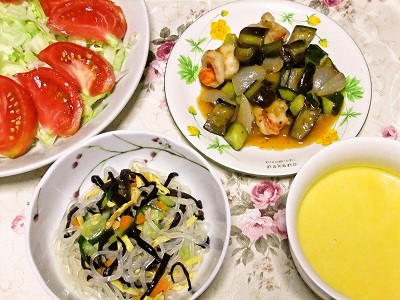 7/28 夏野菜メニュー