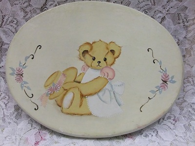 クマちゃんのドアプレート