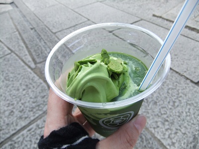 都路里の抹茶フロート