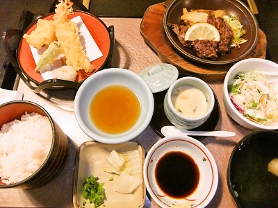 一心太助のステーキランチ