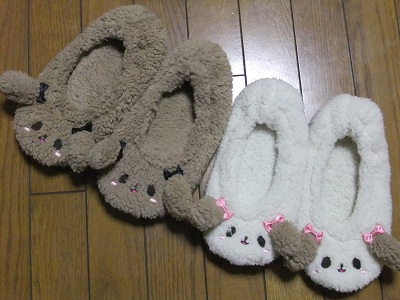 今年のルームシューズ