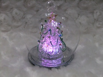 クリスマスツリーのドーム（紫）