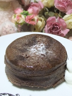 娘作チョコレートケーキ