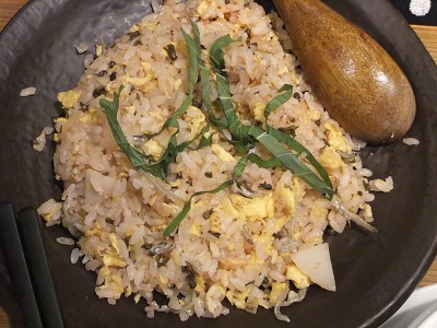 かちりジャコの梅肉チャーハン