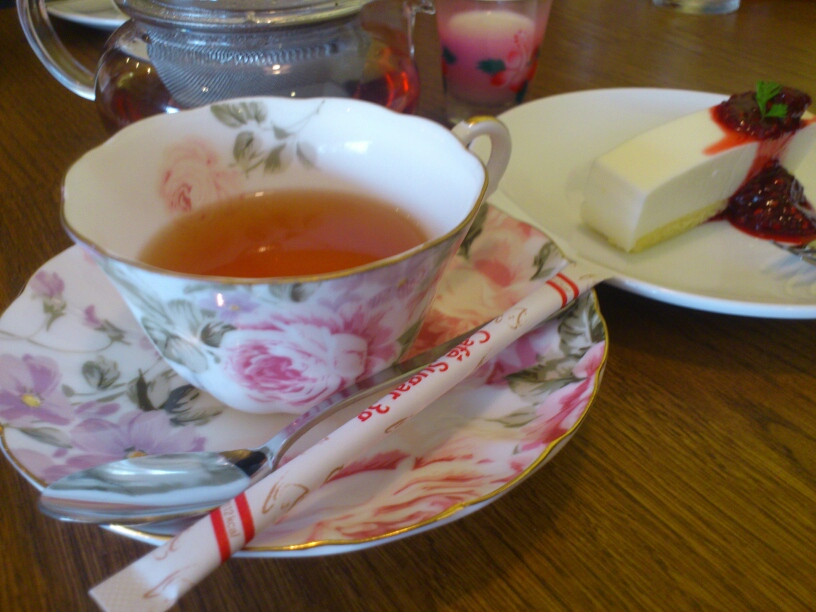 ランチセットのケーキ＆ドリンク