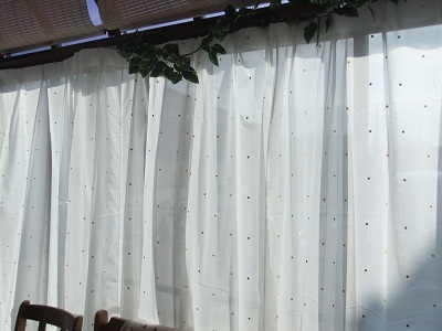 カーテン付けました