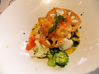 メイン  白身魚のお料理