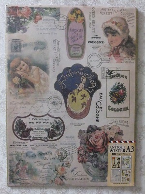 アンティーク柄ポスター