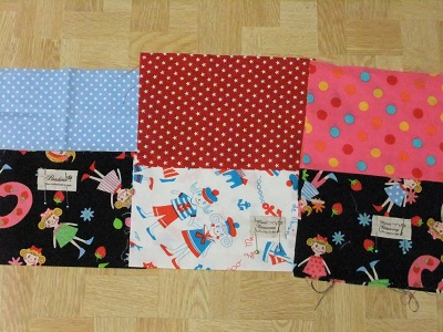 Mサイズ　裁断途中