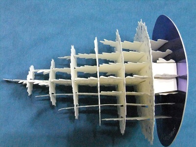 クリスマスカード　広げたら！