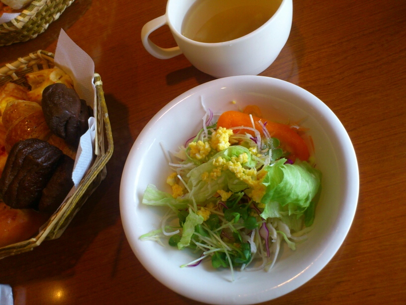 ランチセットのサラダ