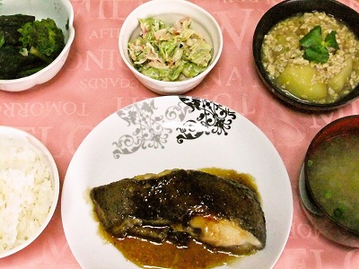 カレイの照り焼き