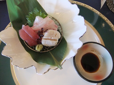 お造り 旬のお魚３種盛り