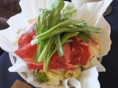 メイン　牛すき鍋