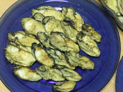 牡蠣のバターソテー