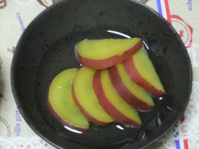 さつま芋のハチミツレモン煮