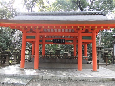 石清水八幡宮　手水舎