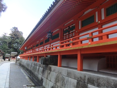 石清水八幡宮　本殿を囲む廻廊