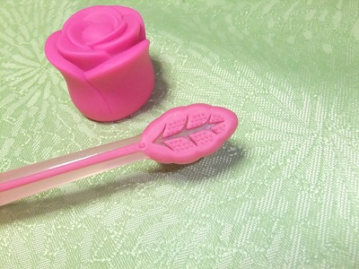 バラの歯ブラシ