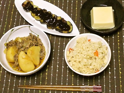 茶色い晩ごはん