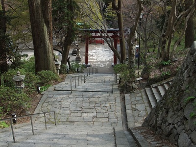 談山神社　石段