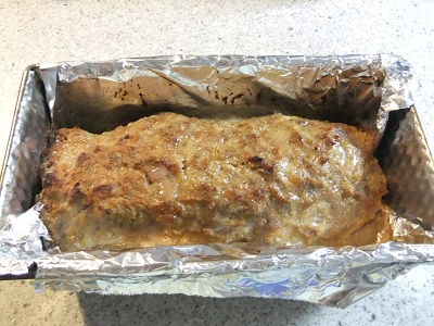 ミートローフ 焼き上がり