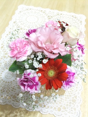 ガーベラのアレンジメント