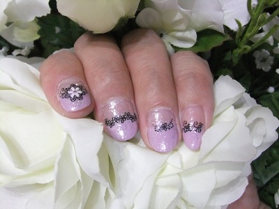 パープル＆ブラックレース