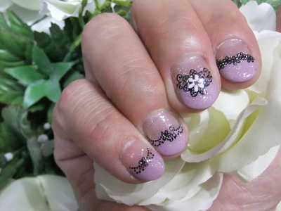 パープル＆ブラックレース